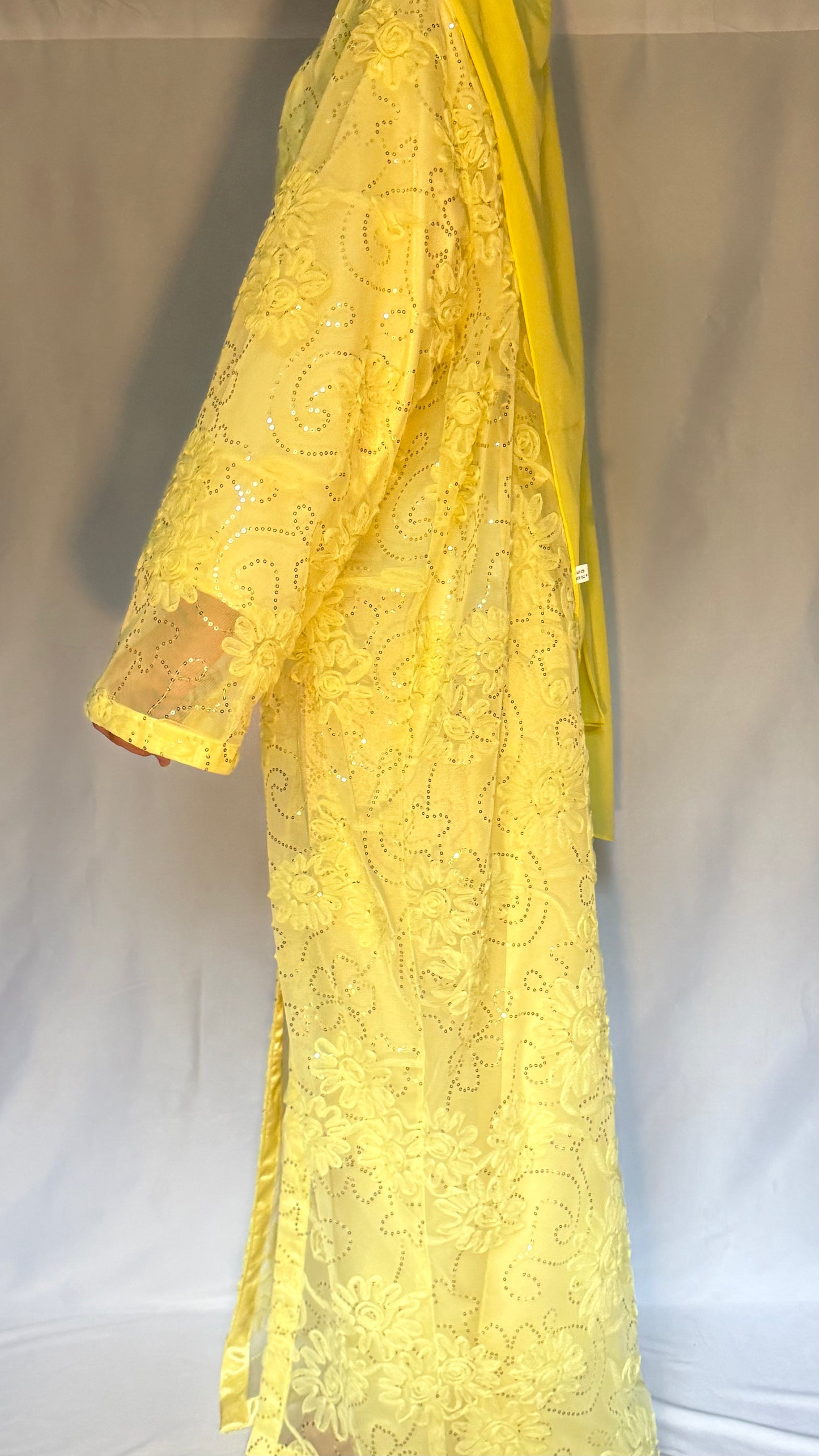 Golden Soleil Abaya - 3 piece set