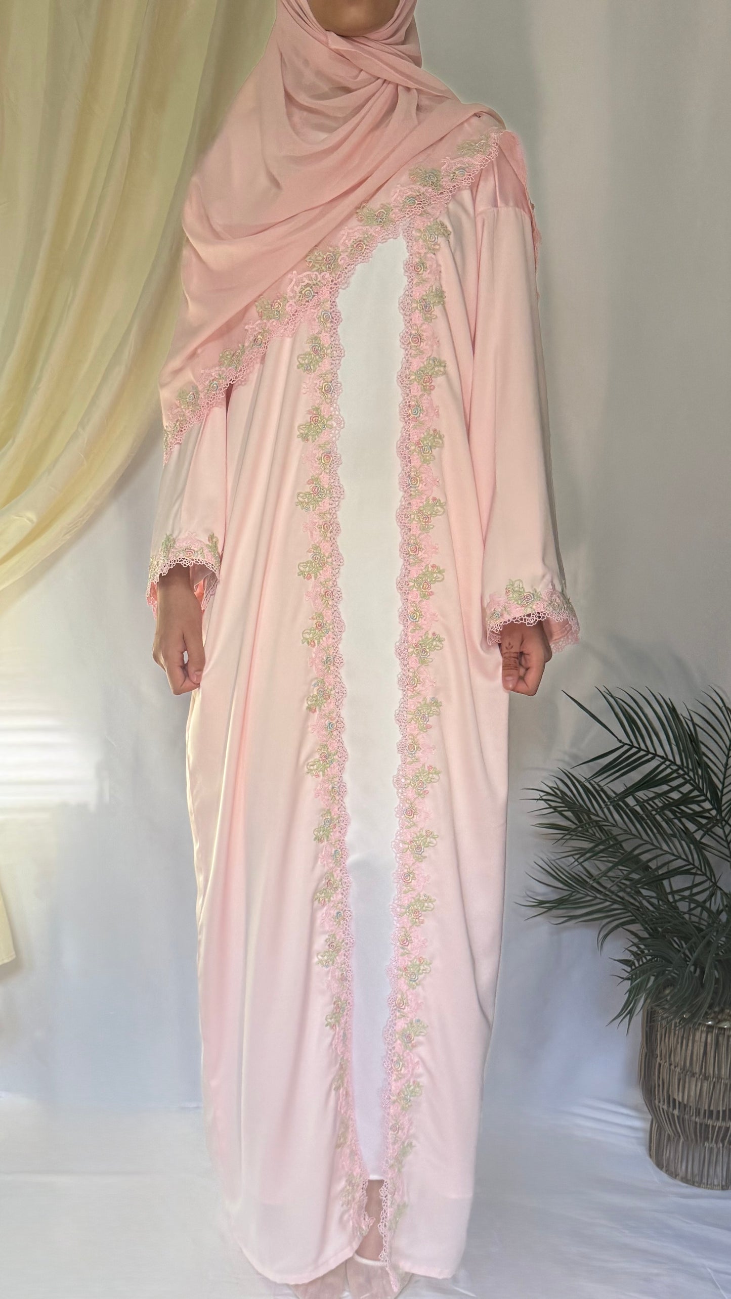 The Flora Abaya - 2 piece Set