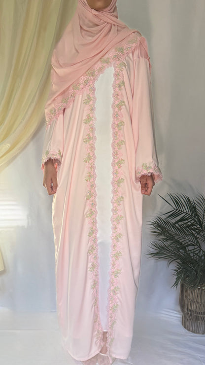 The Flora Abaya - 2 piece Set