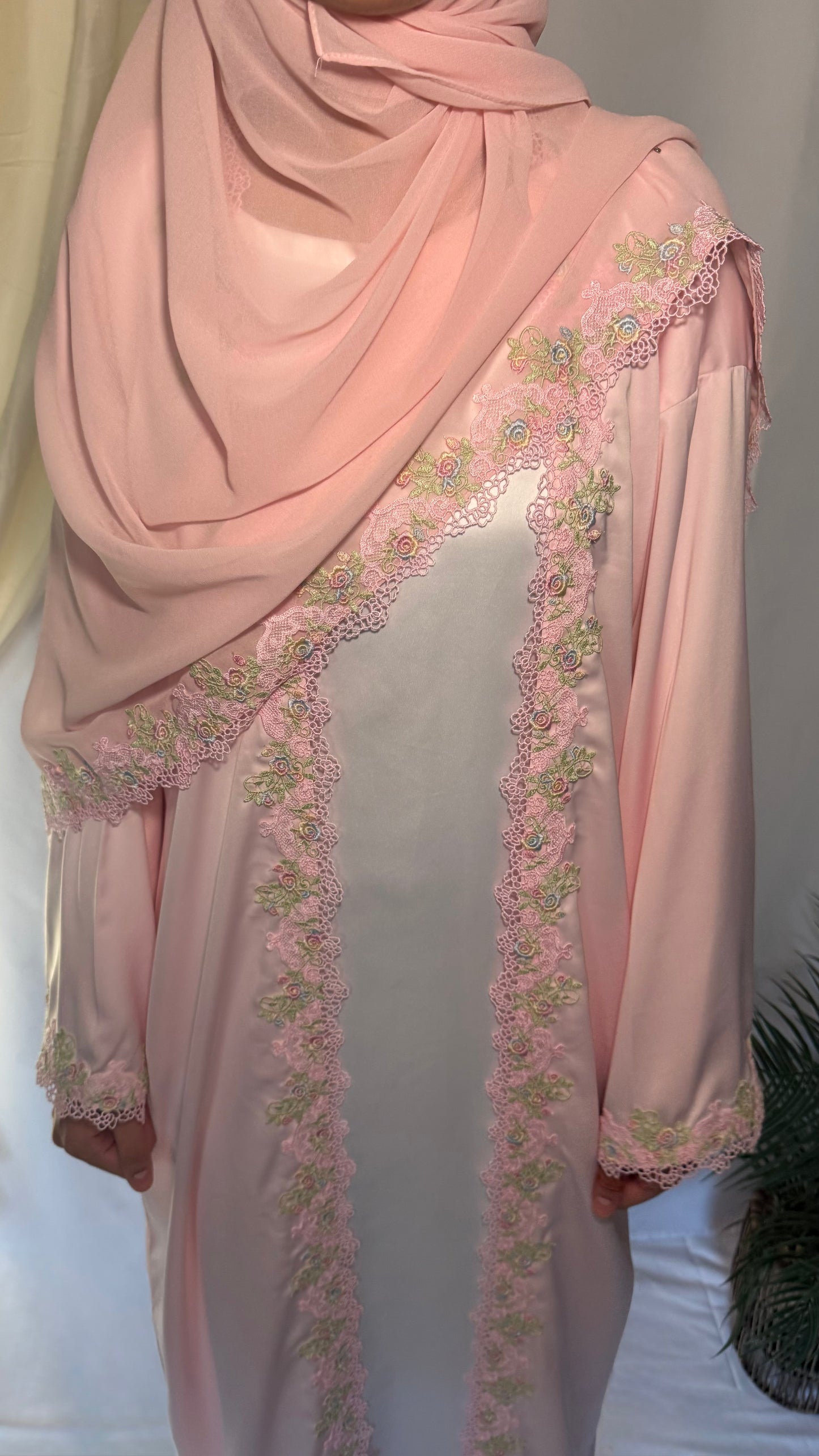 The Flora Abaya - 2 piece Set