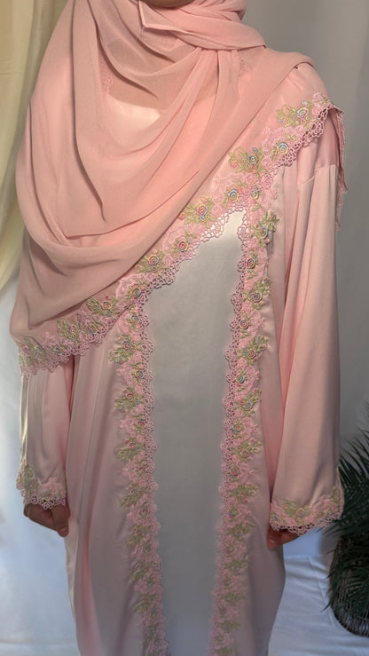 The Flora Abaya - 2 piece Set