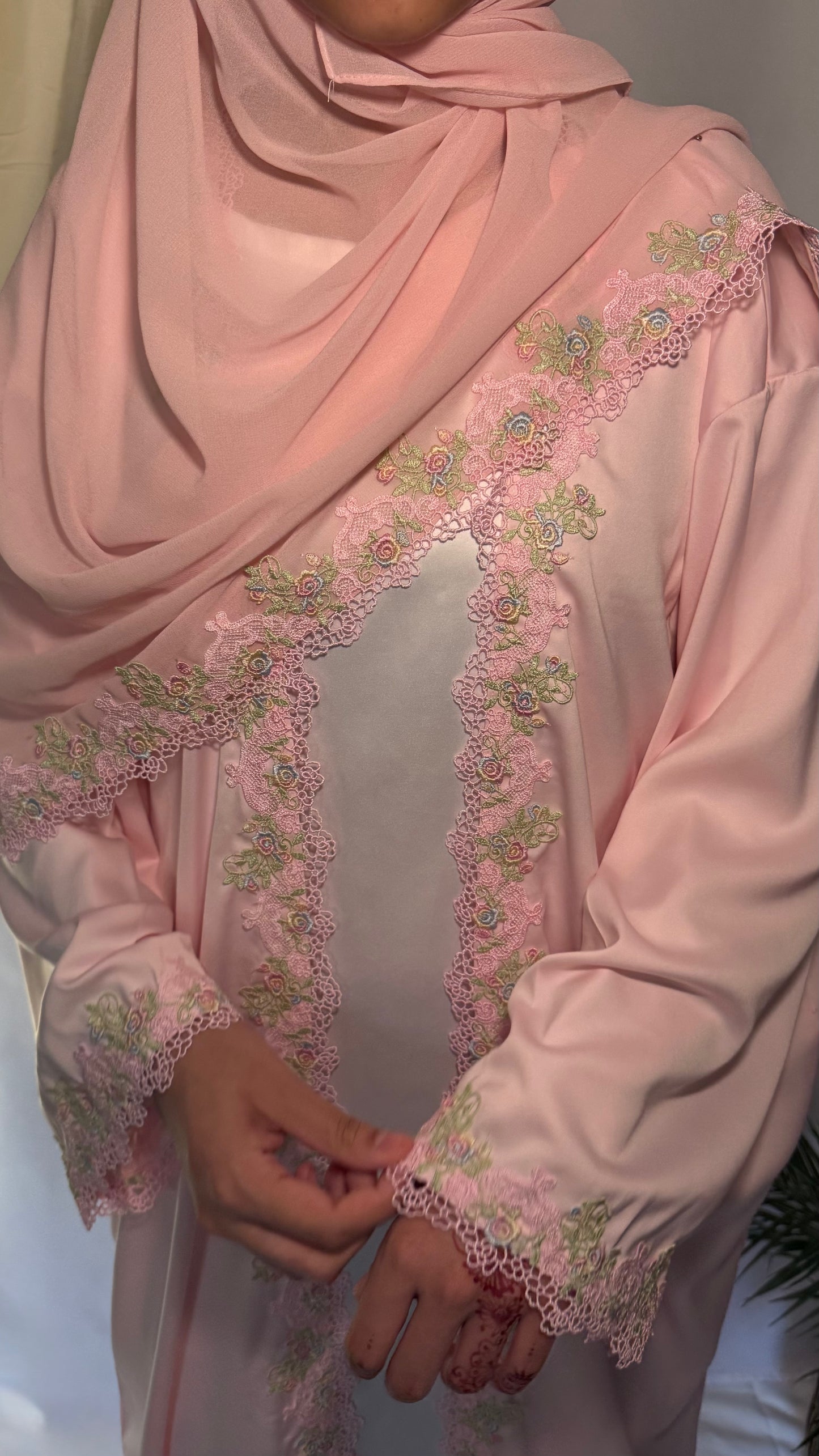 The Flora Abaya - 2 piece Set