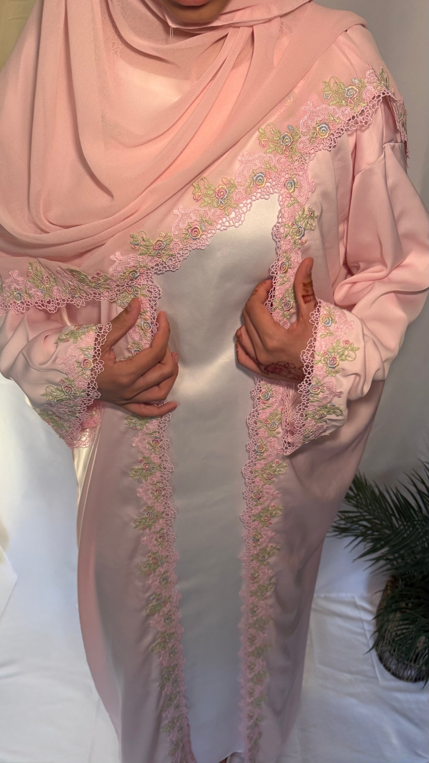 The Flora Abaya - 2 piece Set