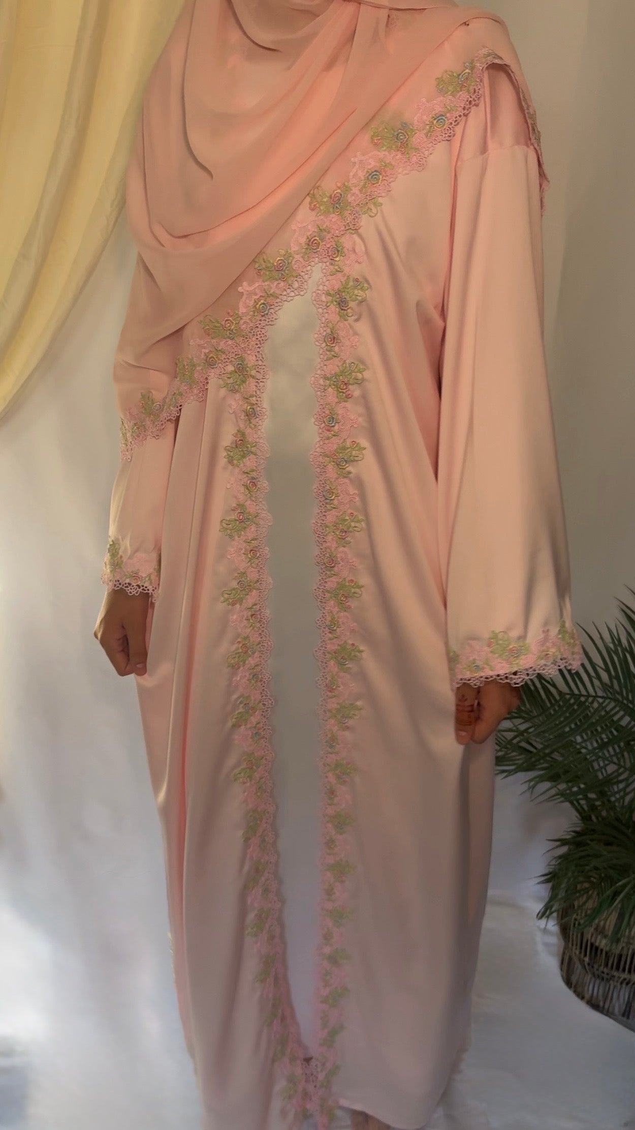 The Flora Abaya - 2 piece Set